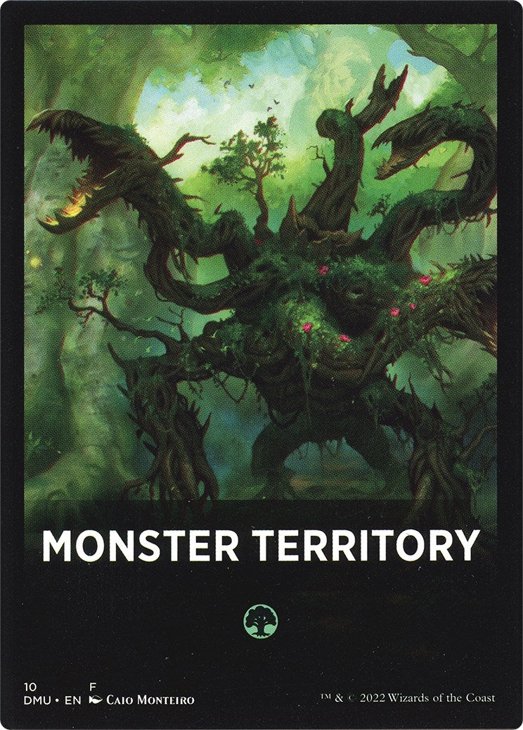 Monster Territory Theme Card [Dominaria United Tokens] | Empire Gaming NC