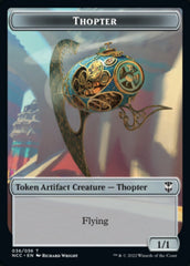 Thopter // Treasure (013) Double-sided Token [Streets of New Capenna Commander Tokens] | Empire Gaming NC