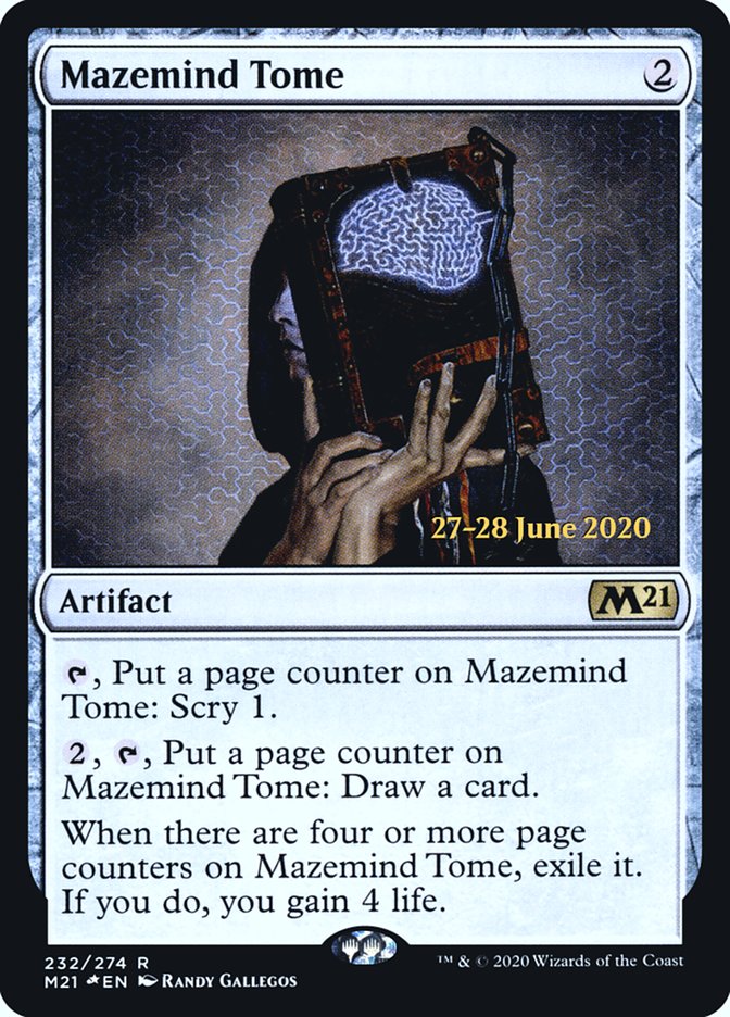 Mazemind Tome  [Core Set 2021 Prerelease Promos] | Empire Gaming NC