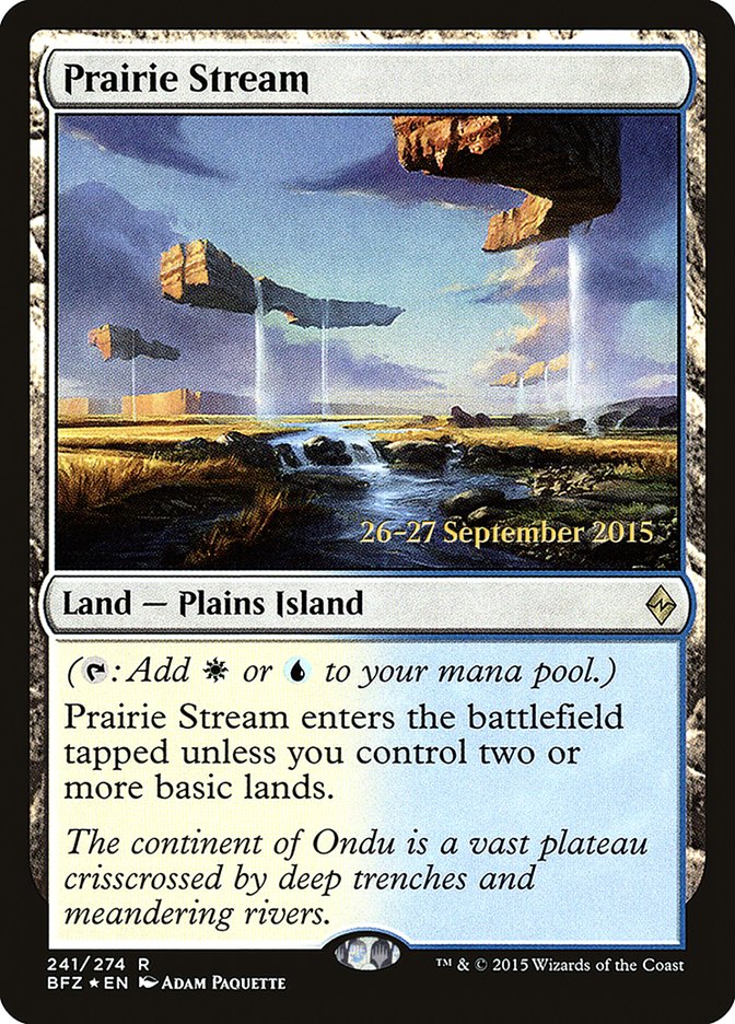 Prairie Stream [Battle for Zendikar Promos] | Empire Gaming NC