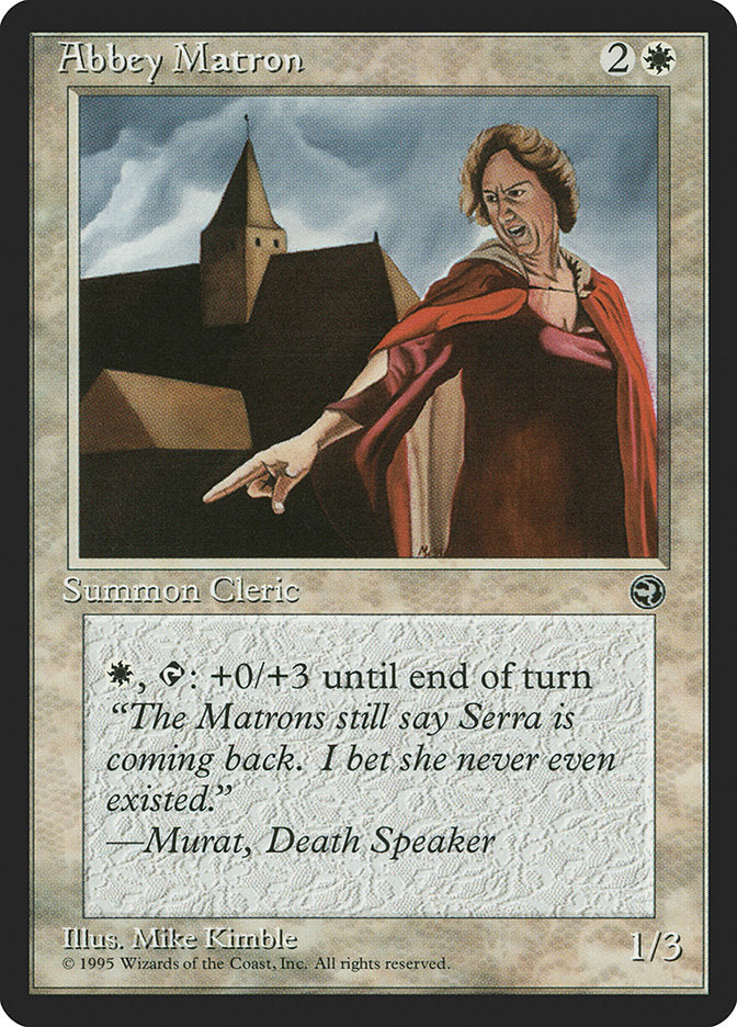 Abbey Matron (Murat Flavor Text) [Homelands] | Empire Gaming NC