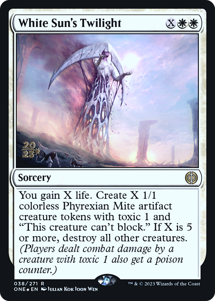 White Sun's Twilight [Phyrexia: All Will Be One Prerelease Promos] | Empire Gaming NC