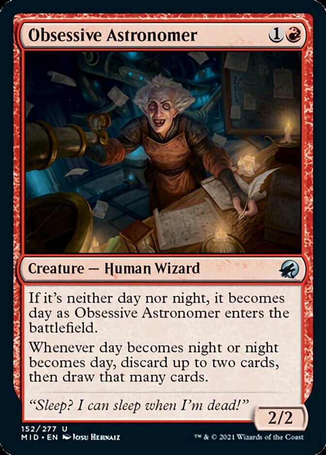 Obsessive Astronomer [Innistrad: Midnight Hunt] | Empire Gaming NC