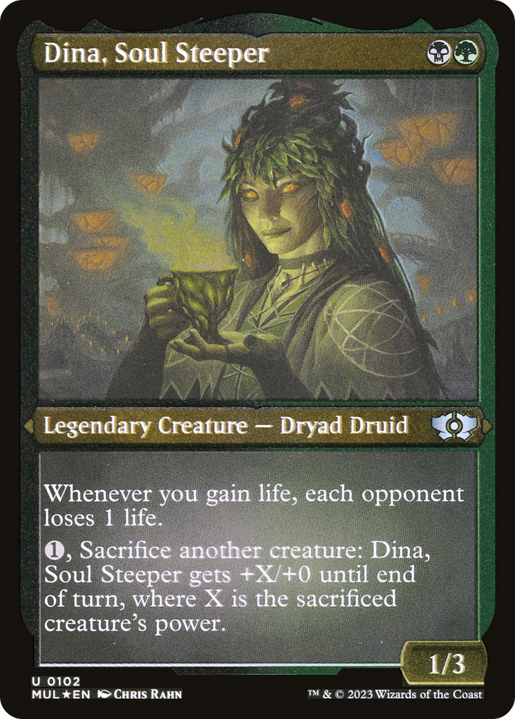 Dina, Soul Steeper (Foil Etched) [Multiverse Legends] | Empire Gaming NC