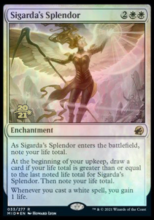 Sigarda's Splendor [Innistrad: Midnight Hunt Prerelease Promos] | Empire Gaming NC