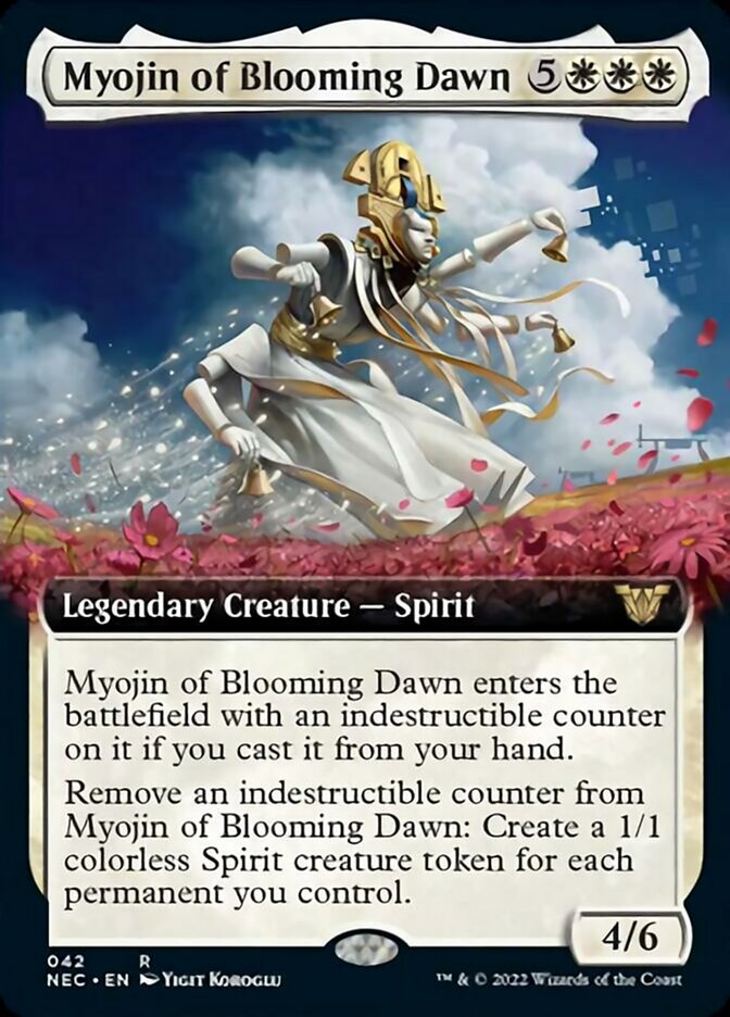 Myojin of Blooming Dawn (Extended) [Kamigawa: Neon Dynasty Commander] | Empire Gaming NC