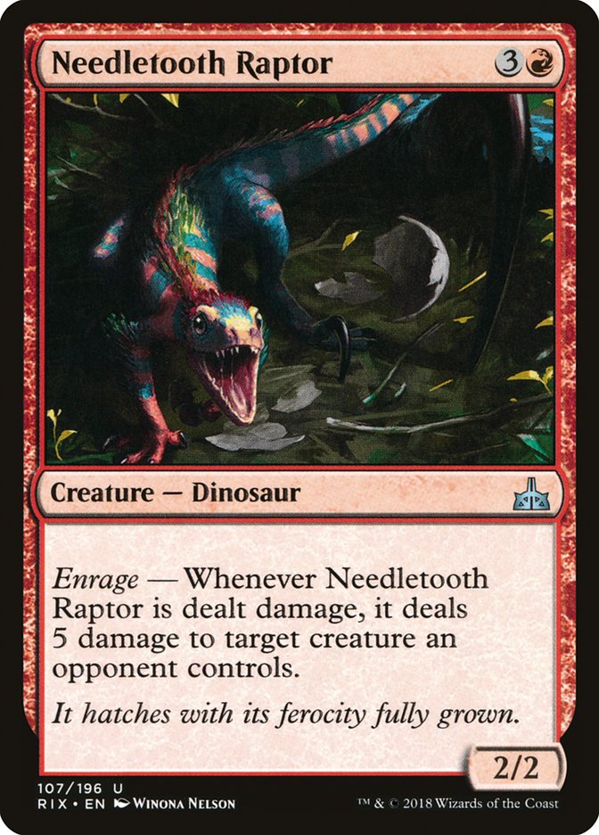 Needletooth Raptor [Rivals of Ixalan] | Empire Gaming NC