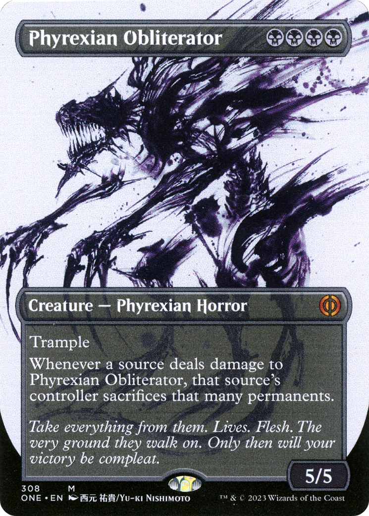 Phyrexian Obliterator (Borderless Ichor) [Phyrexia: All Will Be One] | Empire Gaming NC