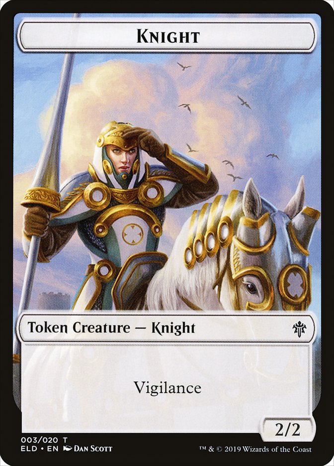 Knight [Throne of Eldraine Tokens] | Empire Gaming NC