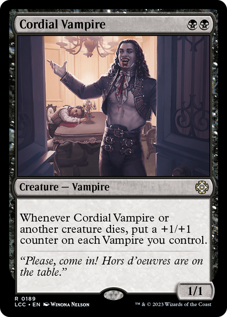 Cordial Vampire [The Lost Caverns of Ixalan Commander] | Empire Gaming NC