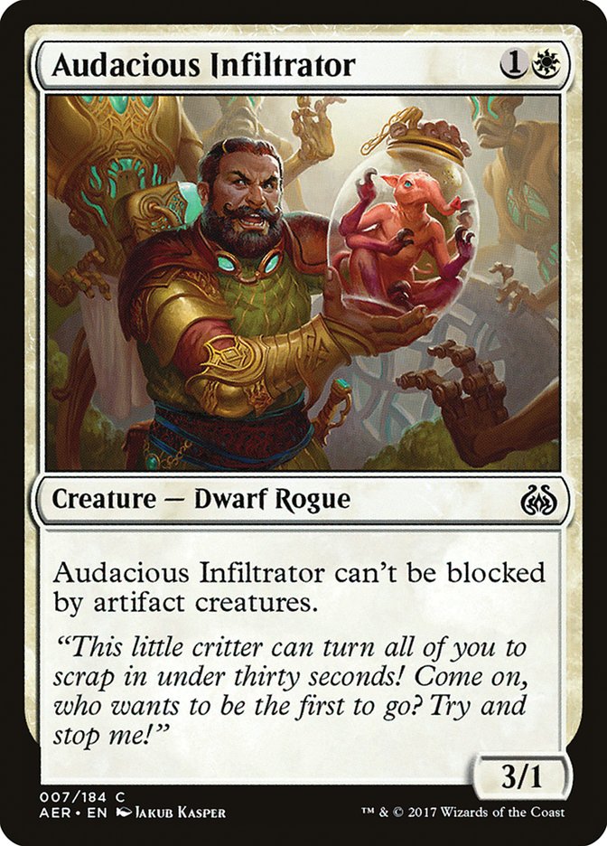 Audacious Infiltrator [Aether Revolt] | Empire Gaming NC