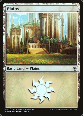 Plains - Selesnya (A10) [GRN Ravnica Weekend] | Empire Gaming NC