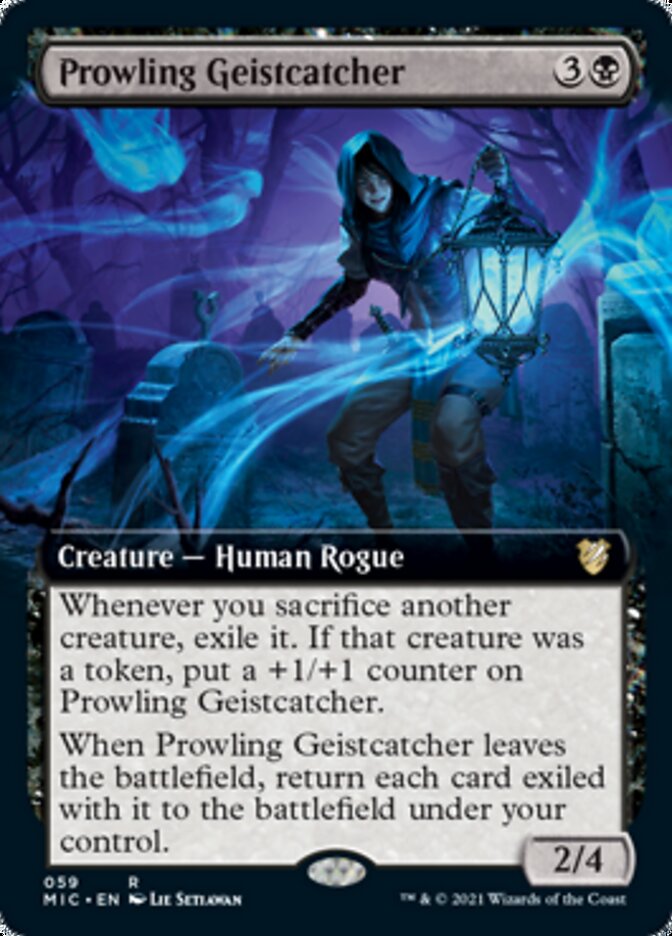 Prowling Geistcatcher (Extended) [Innistrad: Midnight Hunt Commander] | Empire Gaming NC