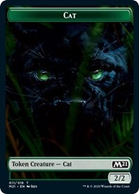 Cat (011) // Soldier Double-sided Token [Core Set 2021 Tokens] | Empire Gaming NC