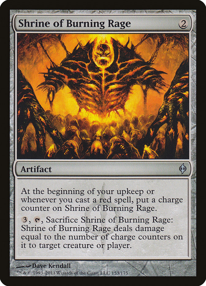 Shrine of Burning Rage [New Phyrexia] | Empire Gaming NC