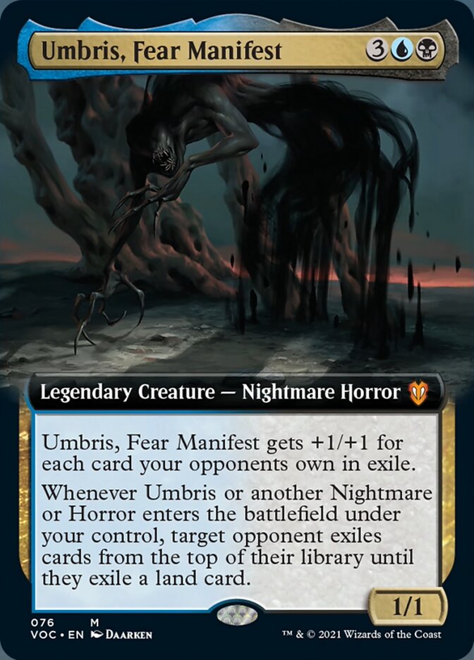 Umbris, Fear Manifest (Extended) [Innistrad: Crimson Vow Commander] | Empire Gaming NC