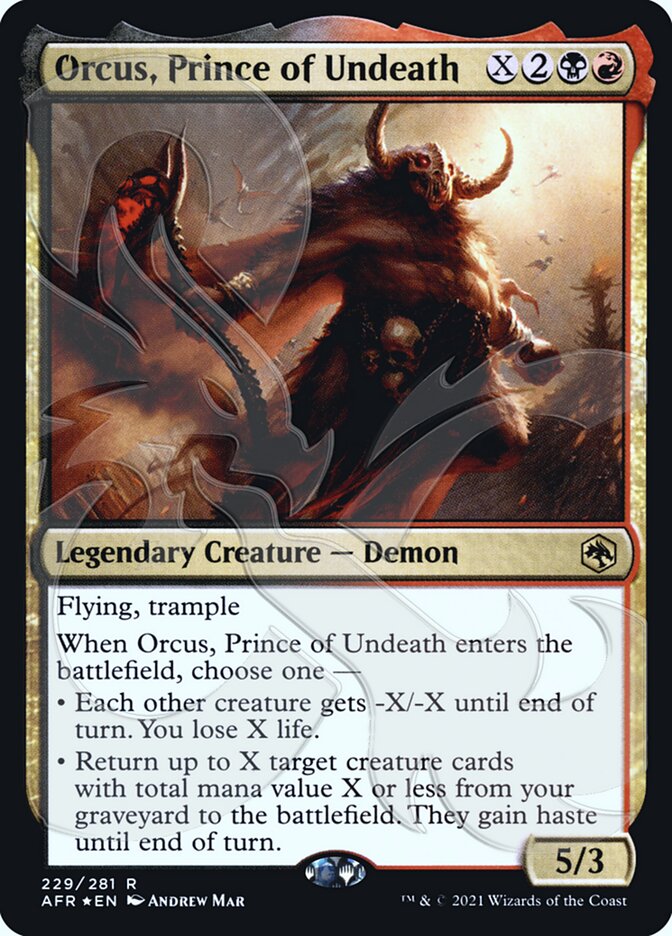 Orcus, Prince of Undeath (Ampersand Promo) [Dungeons & Dragons: Adventures in the Forgotten Realms Promos] | Empire Gaming NC