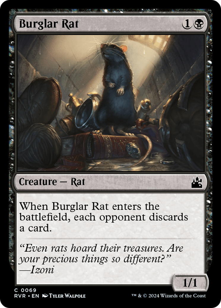 Burglar Rat [Ravnica Remastered] | Empire Gaming NC