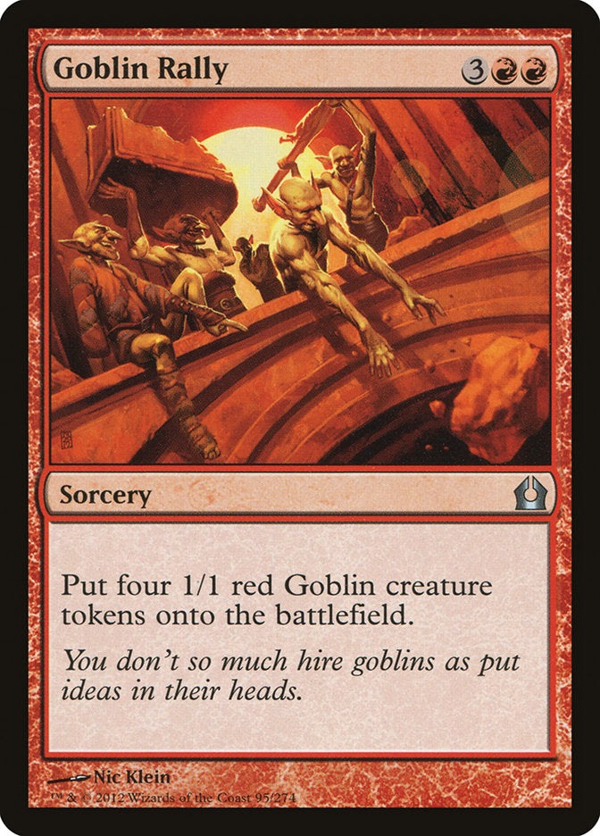 Goblin Rally [Return to Ravnica] | Empire Gaming NC