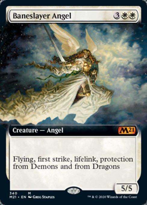 Baneslayer Angel (Extended Art) [Core Set 2021] | Empire Gaming NC