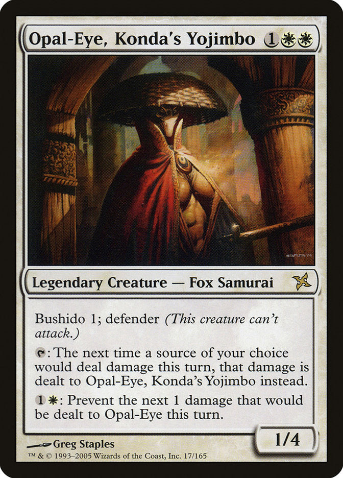 Opal-Eye, Konda's Yojimbo [Betrayers of Kamigawa] | Empire Gaming NC