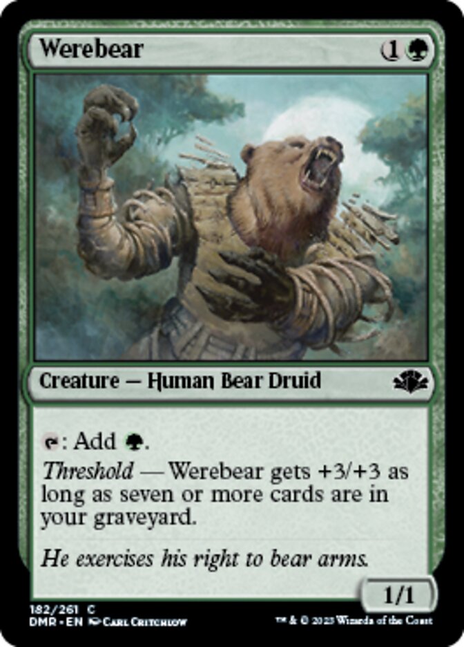 Werebear [Dominaria Remastered] | Empire Gaming NC