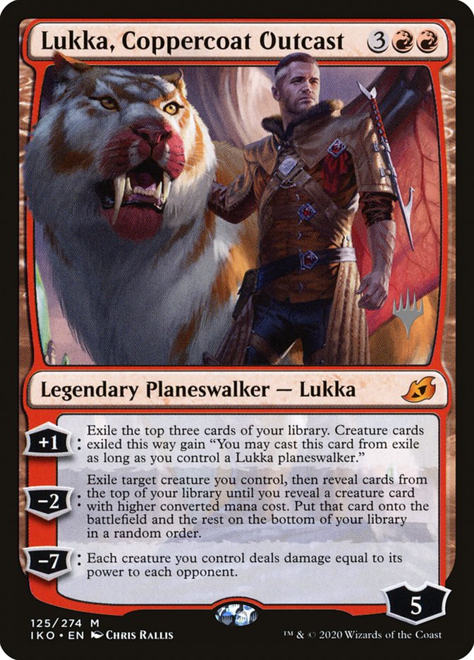 Lukka, Coppercoat Outcast (Promo Pack) [Ikoria: Lair of Behemoths Promos] | Empire Gaming NC