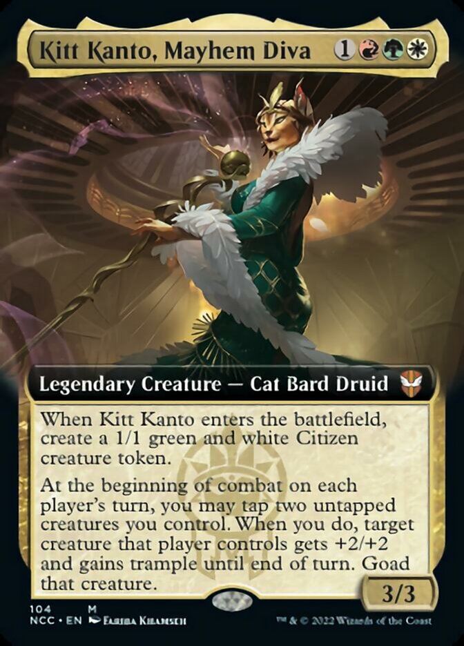 Kitt Kanto, Mayhem Diva (Extended Art) [Streets of New Capenna Commander] | Empire Gaming NC