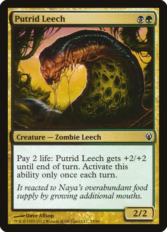 Putrid Leech [Duel Decks: Izzet vs. Golgari] | Empire Gaming NC