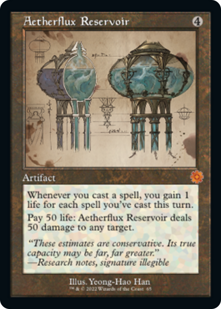 Aetherflux Reservoir (Retro Schematic) [The Brothers' War Retro Artifacts] | Empire Gaming NC