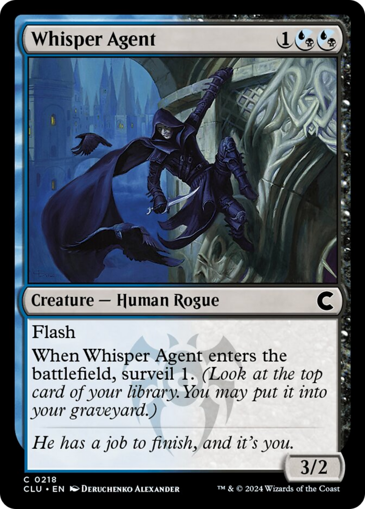 Whisper Agent [Ravnica: Clue Edition] | Empire Gaming NC