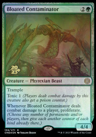 Bloated Contaminator [Phyrexia: All Will Be One Prerelease Promos] | Empire Gaming NC