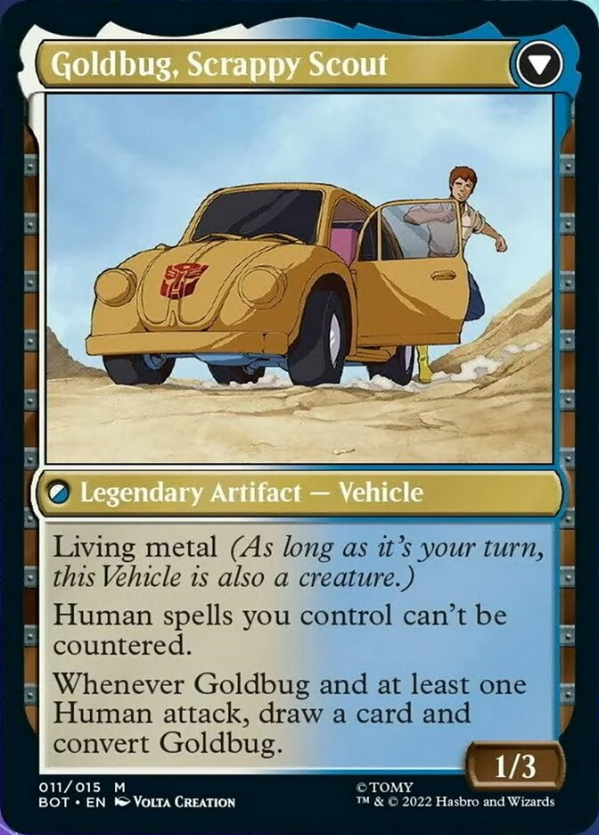 Goldbug, Humanity's Ally // Goldbug, Scrappy Scout [Universes Beyond: Transformers] | Empire Gaming NC