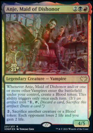 Anje, Maid of Dishonor [Innistrad: Crimson Vow Prerelease Promos] | Empire Gaming NC