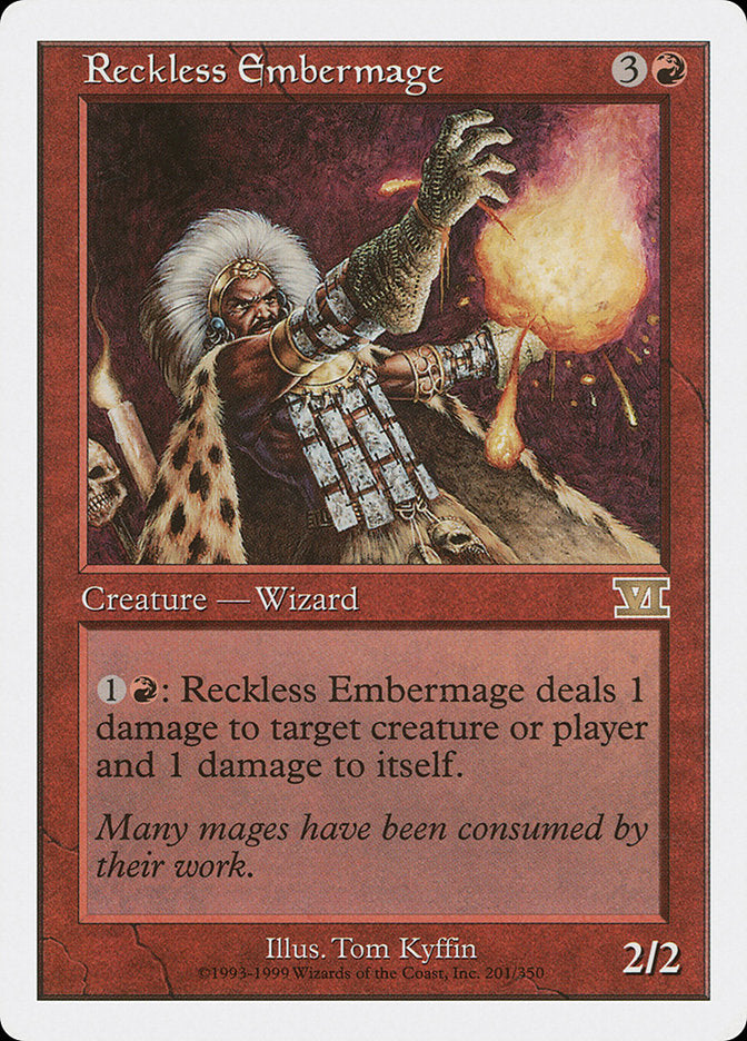 Reckless Embermage [Classic Sixth Edition] | Empire Gaming NC