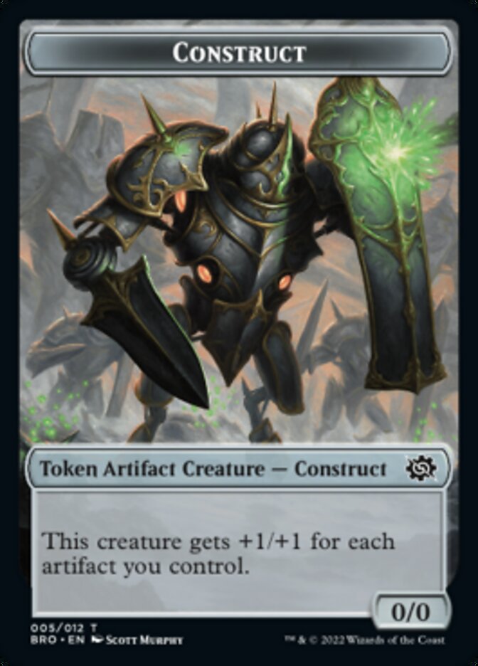 Thopter // Construct (005) Double-Sided Token [The Brothers' War Tokens] | Empire Gaming NC