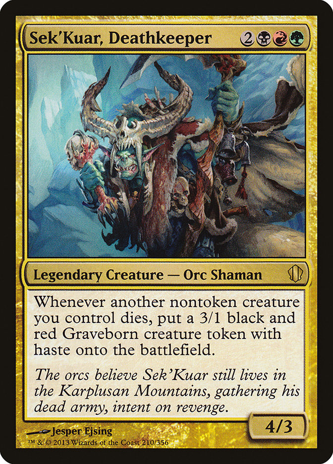 Sek'Kuar, Deathkeeper [Commander 2013] | Empire Gaming NC