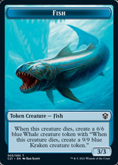 Beast (010) // Fish Token [Commander 2021 Tokens] | Empire Gaming NC