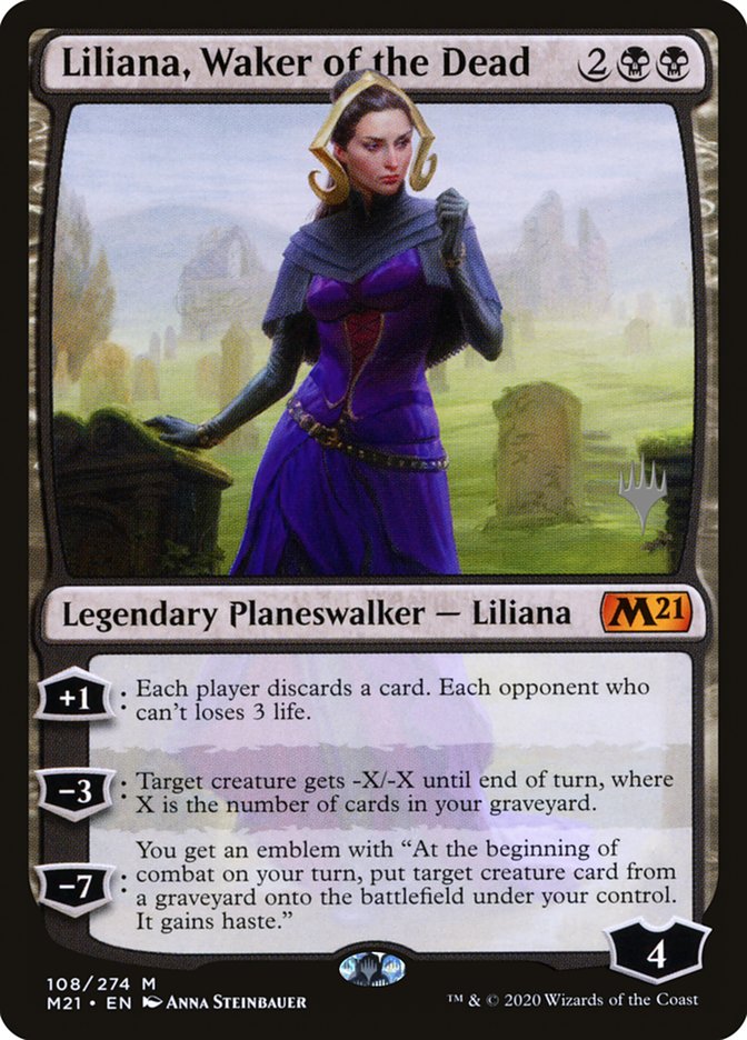 Liliana, Waker of the Dead (Promo Pack) [Core Set 2021 Promos] | Empire Gaming NC