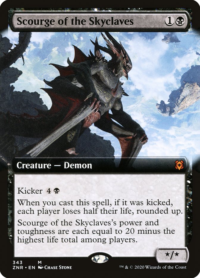 Scourge of the Skyclaves (Extended Art) [Zendikar Rising] | Empire Gaming NC