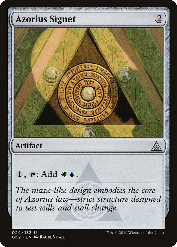 Azorius Signet [Ravnica Allegiance Guild Kit] | Empire Gaming NC