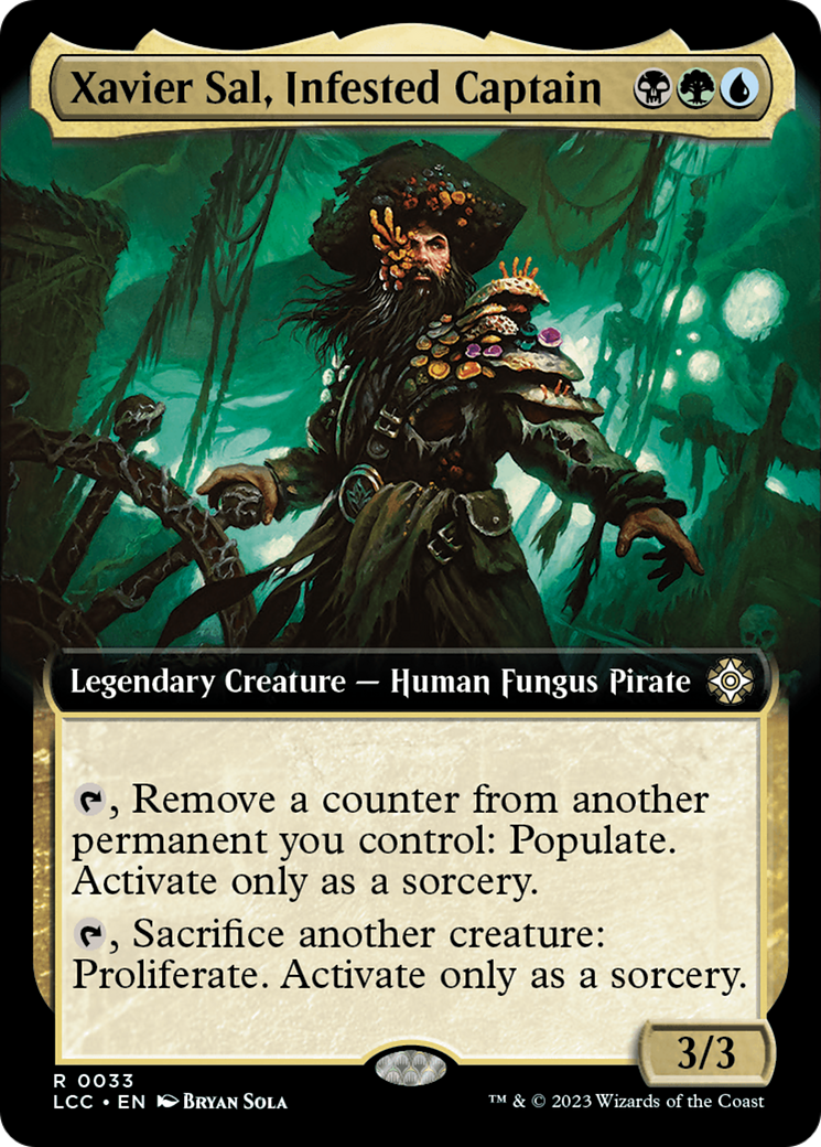 Xavier Sal, Infested Captain (Extended Art) [The Lost Caverns of Ixalan Commander] | Empire Gaming NC