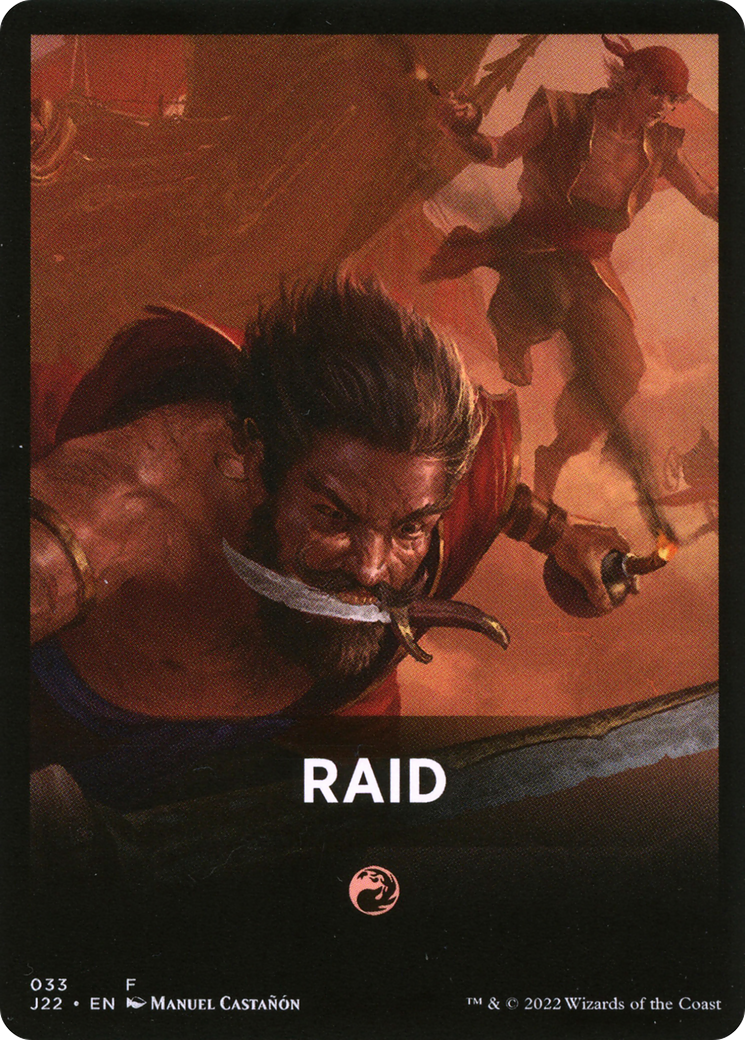 Raid Theme Card [Jumpstart 2022 Front Cards] | Empire Gaming NC