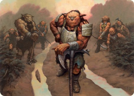 Hobgoblin Bandit Lord Art Card [Dungeons & Dragons: Adventures in the Forgotten Realms Art Series] | Empire Gaming NC