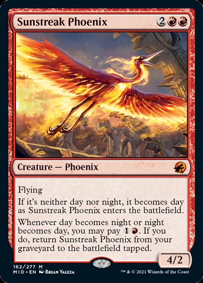 Sunstreak Phoenix [Innistrad: Midnight Hunt] | Empire Gaming NC