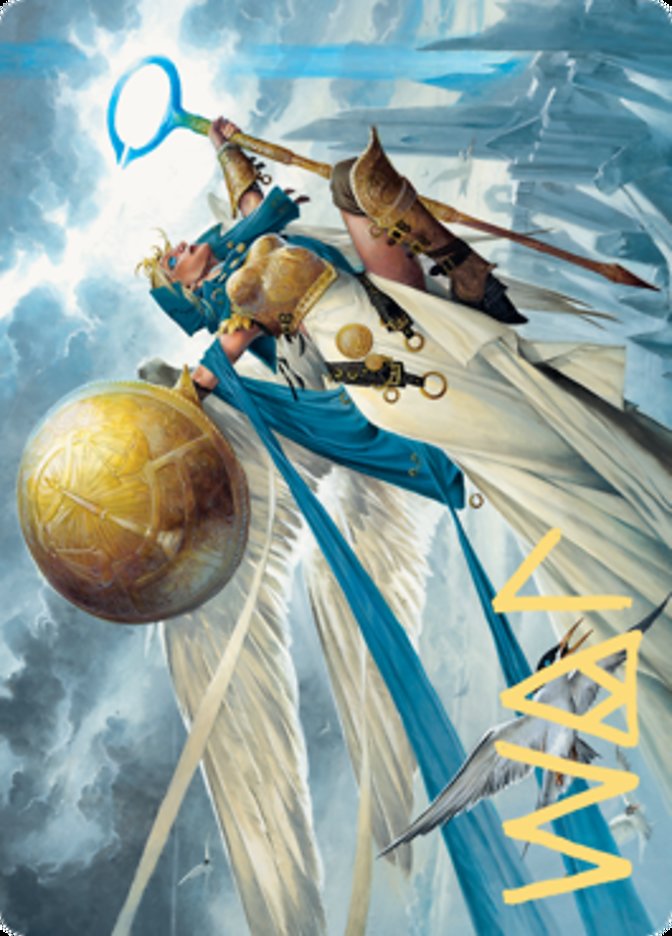 Linvala, Shield of Sea Gate Art Card (Gold-Stamped Signature) [Zendikar Rising Art Series] | Empire Gaming NC