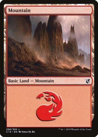 Mountain (298) [Commander 2019] | Empire Gaming NC