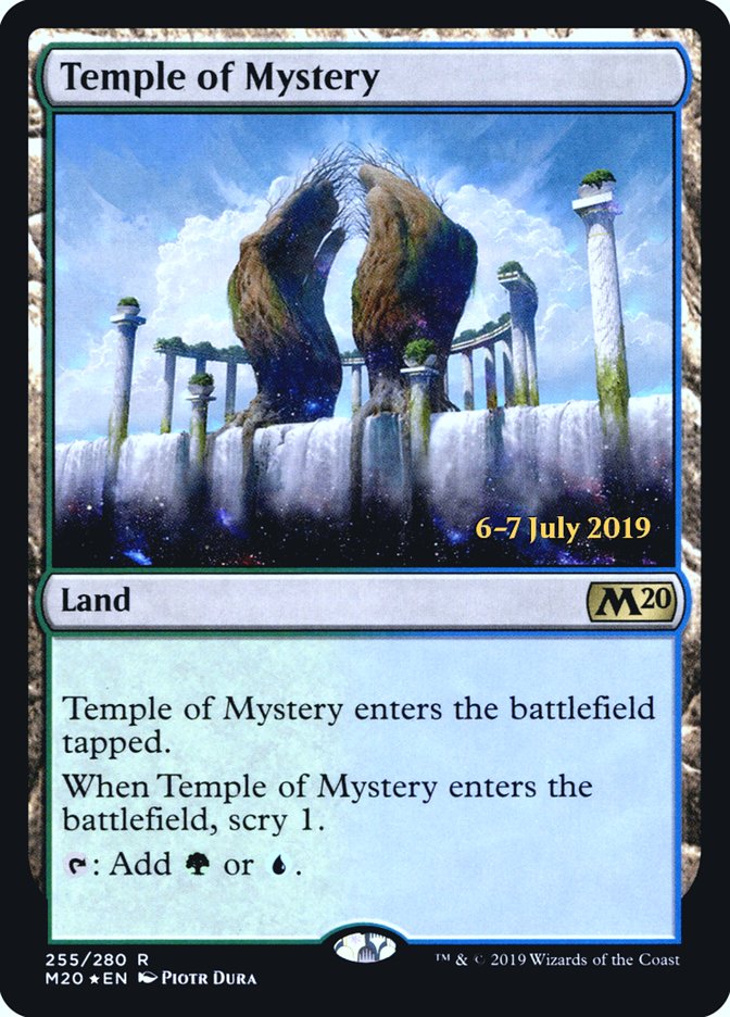 Temple of Mystery  [Core Set 2020 Prerelease Promos] | Empire Gaming NC