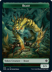 Beast // Beast Double-Sided Token [Starter Commander Decks] | Empire Gaming NC