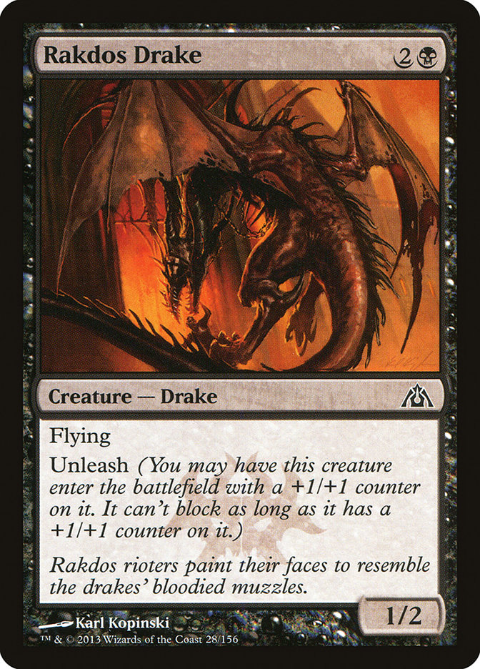 Rakdos Drake [Dragon's Maze] | Empire Gaming NC